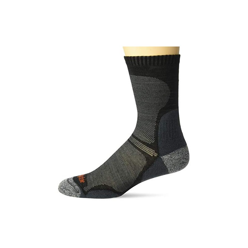 Bridgedale Men's Ultra Light Crew Merino Endurance Socks, Medium, Black
