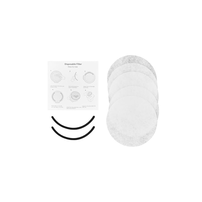 AMZCHEF Portable Range Hood, Desktop Range Hood Filter cotton*5