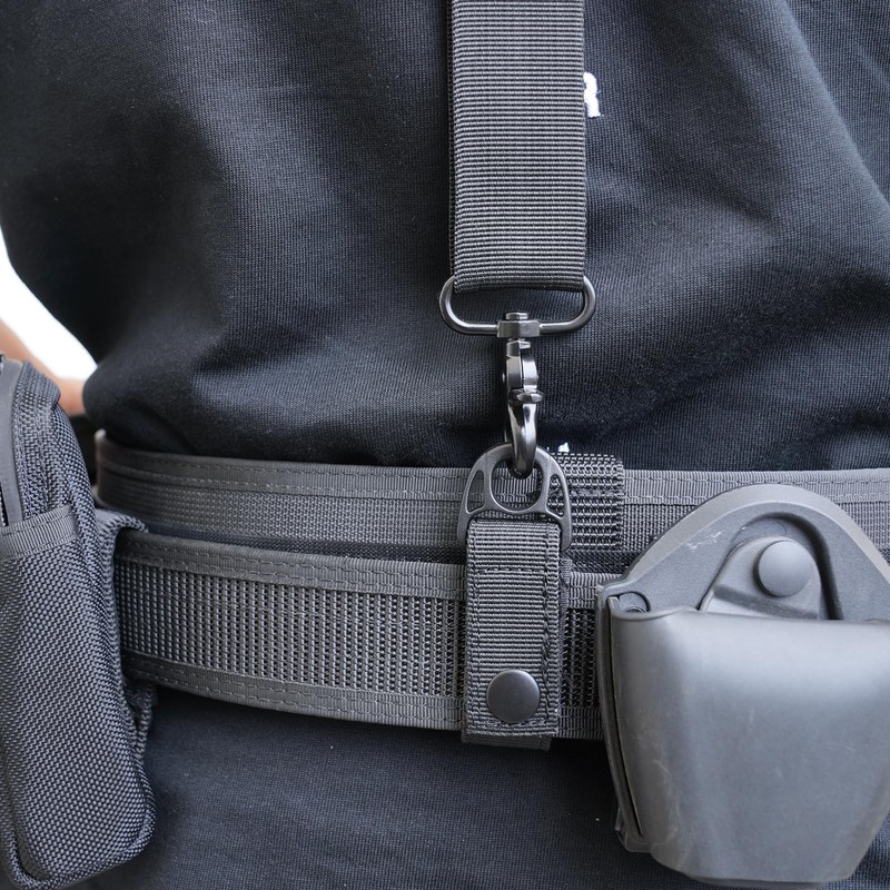KUNN Nylon Duty Belt Keeper with Hook and Loop Snap,Belt