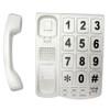 Tel UK Desk Telephone Hearing Aid Compatible - White Brand