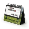 Genuine Fred Daily Marquee Desktop Flipchart, 52 Witty Signs, Fun