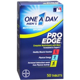 One-A-Day Men's Pro Edge Multivitamin, 50-Tablet Bottle