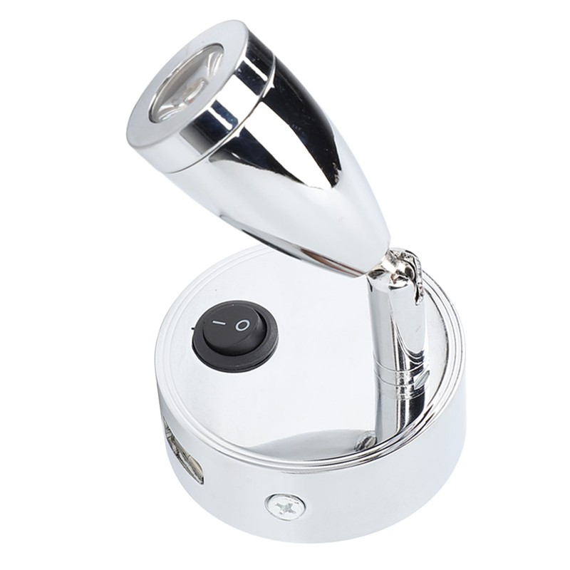 DC10‑30V LED RV Bedside Lamp Aluminum Alloy High Brightness RV