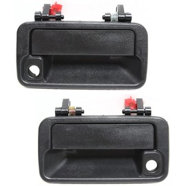 Garage-Pro Front Exterior Door Handle Set of 2 Compatible with 1989-1997 Geo Tracker, Fits 1989-1998 Suzuki Sidekick Textured Black Driver and Passenger Side