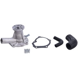 LSSOCH Water Pump with Hoses 15752-73033 15534-73030 15531-73350 15531-72870 Compatible With Kubota B1550 B1750 B2150 B20 B6200 B7200 B8200 B9200 Tractor