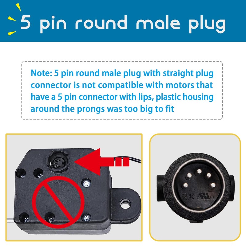 Fruhdi Lift Chairs Power Recliners 4 Button 5 Pin Prong
