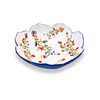 Portuguese Pottery Alcobaça Ceramic Salad Serving Bowl Floral