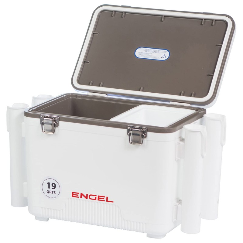 Engel UC19 19qt Leak-Proof, Air Tight, Fishing Drybox Cooler with
