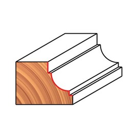 Freud 5/16" Radius Classical Cove Bit with 1/4" Shank (38-252)