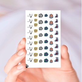 Sublime Clear Water-Slide Nail Designs