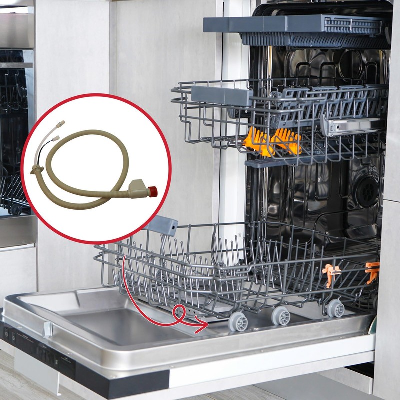 SOS Accessoire Aquastop Inlet Hose 1.5m for Dishwasher 8072506044, 8072506176