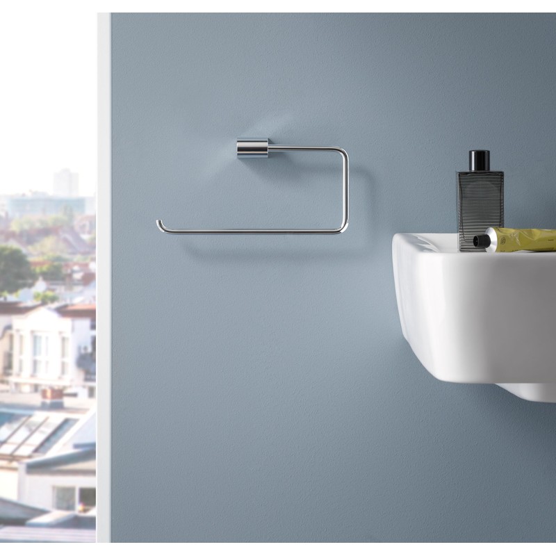 KEUCO Metal Towel Ring High Gloss Chrome Round Bathroom Guest