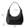 Purses Crescent Bag Shoulder Bag for Women Black Purses for