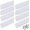 8 Pcs Gutter Valley Splash Guards 15.75 x 3.54 x