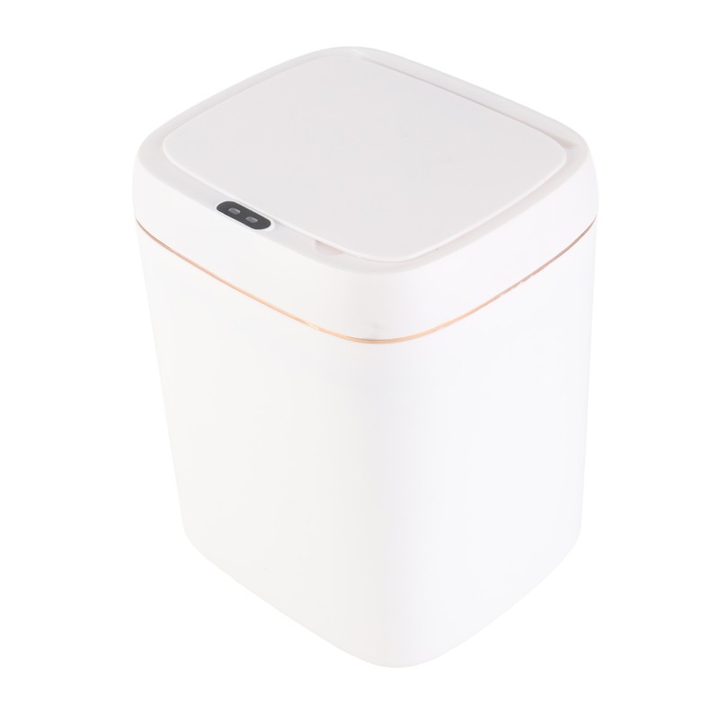 Automatic Touchless Motion Sensor Trash Can 11L Plastic Rectangular Garbage