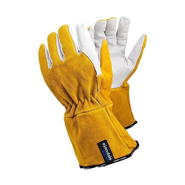 Ejendals 118-9 Size 9 "Tegera 118" Heat-Resistant Glove - Yellow/White