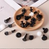 100 Pcs Car Body Trim Clips, Plastic Rivet Fasteners Universal
