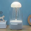 Jellyfish Lamp with Bluetooth Speaker, LED Jellyfish Night Light, 7-Color