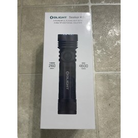Olight Seeker 4 Pro Flashlight 4600 Lumens Black CW (5700~7000K)