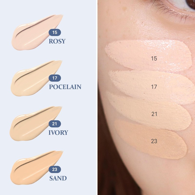 HINCE Second Skin Mesh Matte Cushion - 12g, Natural Coverage,