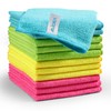AIDEA Microfibre Cloth 12 Pack,Reusable Kitchen Microfibre Cleaning Towels Dish