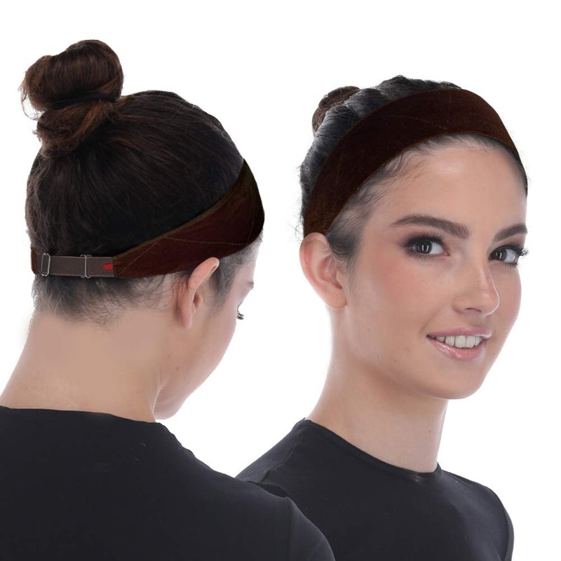 Diademas de agarre para peluca para mujer, ajustables, comodidad de