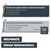 HELPMATE - Universal Screws Countersunk Head 5.0 x 70 Yellow