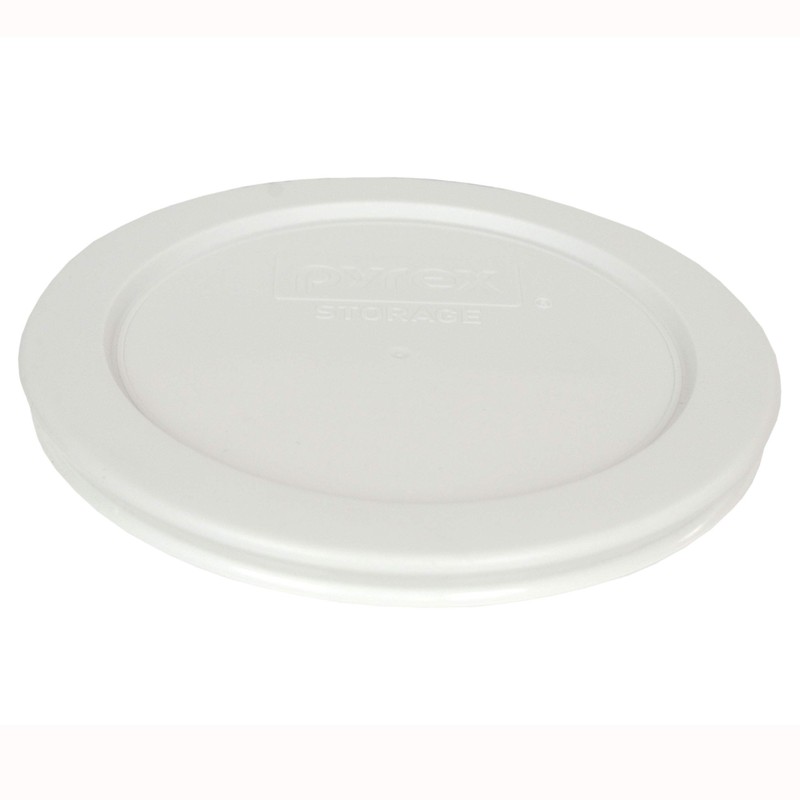 Pyrex 7200 2 Cup Glass Bowls & 7200-PC White Food