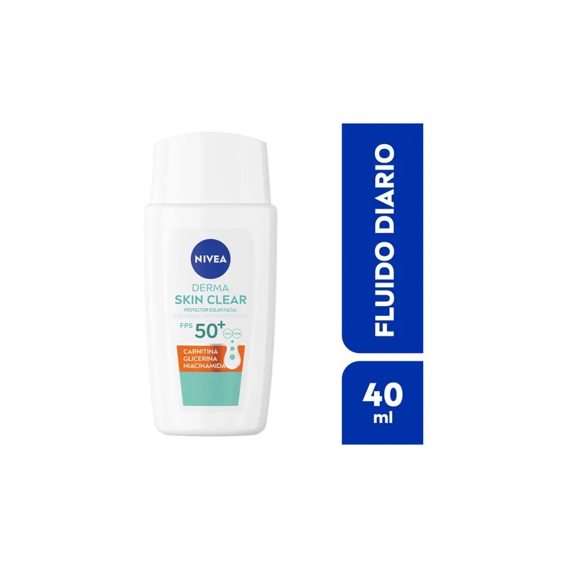Nivea Fluido Diario Facial Derma Skin Clear Antiimperfeccion
