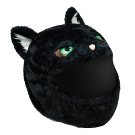 Moto Loot Helmet Cover for Motorcycle Helmet, Fun Rides and Gifts (Cover Only. Helmet Not Included) - Cat