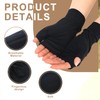 Chicingyou 3 Pairs Elderly Skin Thin Protector Gloves Tone Fingerless