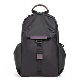 Lemuvlt Crossbody Sling Backpack Sling Bag Travel Hiking Chest Bag Daypack，Water-Resistant (black, small)