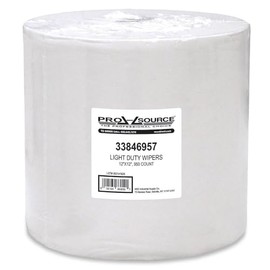 PRO SOURCE PRO SOURCE Light-Duty Bonded Cellulose Industrial Wipers: Jumbo Roll of 950 Sheets
