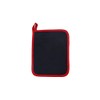 Home Collection Red Polyester/Rubber Pot Holder, 2 Pack - Heat