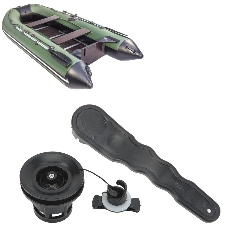 8 Groove Boat Air Valve with Wrench Kit Double Seal