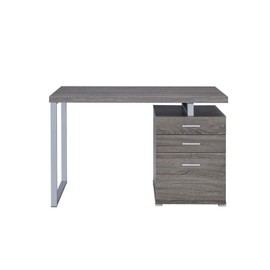 COASTER CO-800520 Desks, 23.5"D x 47.25"W x 30"H, Weathered Grey