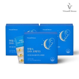 Vitamin House 마망스 DHA 오메가3 3박스 3개월분 Mamans DHA Omega 3 3 Boxes 3 Months Supply