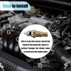 Universal Engine Coolant Temperature Sensor, 1/8 Npt Brass Water/Oil Temp