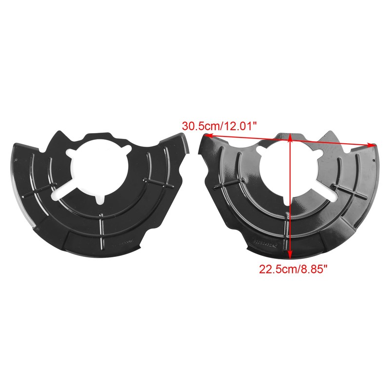 Topteng Right + Left Front Brake Dust Shield Suitable for
