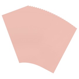 MECCANIXITY 100 Sheets Heat Reactive Foil, 20x29cm Rose Gold Foil Transfer Sheets Toner Reactive Foil Transfer Foil Sheets Hot Foil Stamping Paper for Crafts DIY Cardmaking Album Decoration
