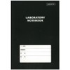 LABORATORY NOTEBOOK (100 pages), Black A4, 0.2 inch (5 mm)