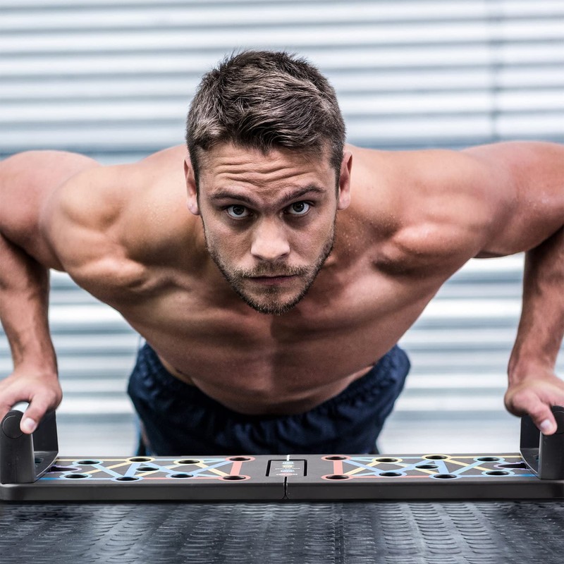 Body & Mind® Push-Up Board; Foldable Multifunctional Elite Rack Fitness