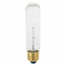Satco 40W T10 Tubular Bulb - Medium Base - Clear - 120V