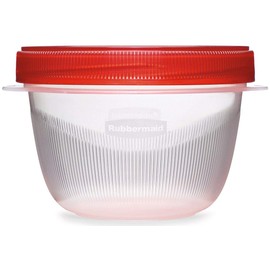 Rubbermaid TakeAlongs Twist & Seal, Twist Top Food Storage Containers, 2 Cup, 3 Pack