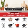Techwood ES-3203 Hot Plate Electric Double Burner 1800W for Cooking
