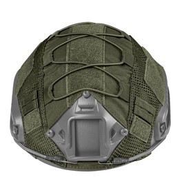IDOGEAR SPORTS Tactical Helmet Cover for Fast Helmets - Camo M/L Size - Durable 500D Nylon Tactical Gear for Airsoft, Paintball, Hunting(Ranger Green)