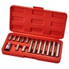 Amtech I8550 15 Piece Hex bit and Socket Set