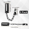 M METERXITY 2-Pack Door Chain Lock, Premium Security Door Chain