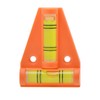 Mini Triangle T Level Tool 2 Bubbles Vertical Horizontal Orange,