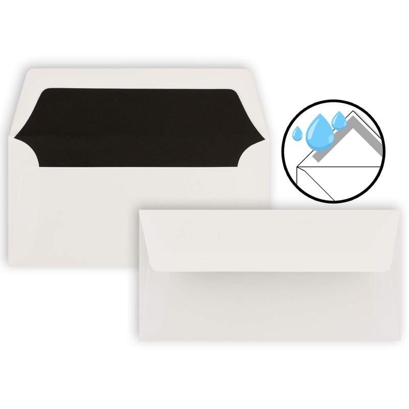25 x Mourning Letter A4 with Envelope DIN Long 22